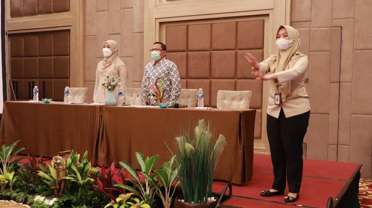 Pertemuan Evaluasi Pelaksanaan Kegiatan Registrasi Tenaga Kesehatan Tahun 2022