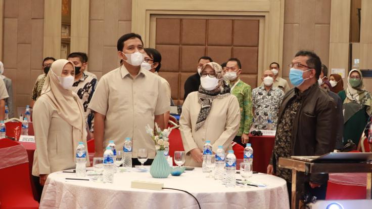 Pertemuan Evaluasi Pelaksanaan Kegiatan Registrasi Tenaga Kesehatan Tahun 2022