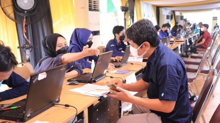 Giat Vaksinasi Covid-19 di Balai Besar Pelatihan Kesehatan (BBPK) Jakarta, Kampus Hang Jebat