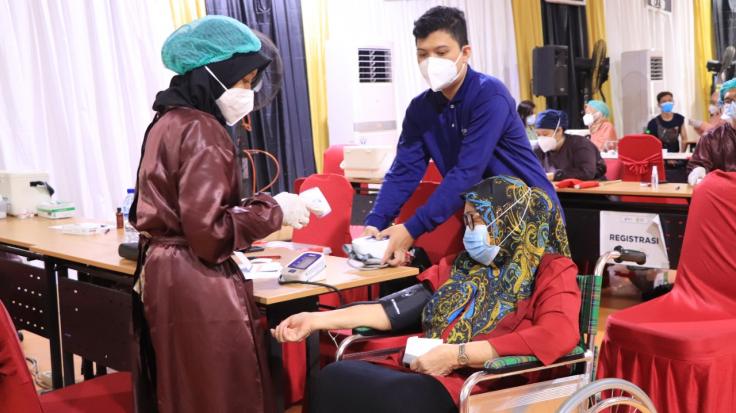 Giat Vaksinasi Covid-19 di Balai Besar Pelatihan Kesehatan (BBPK) Jakarta, Kampus Hang Jebat