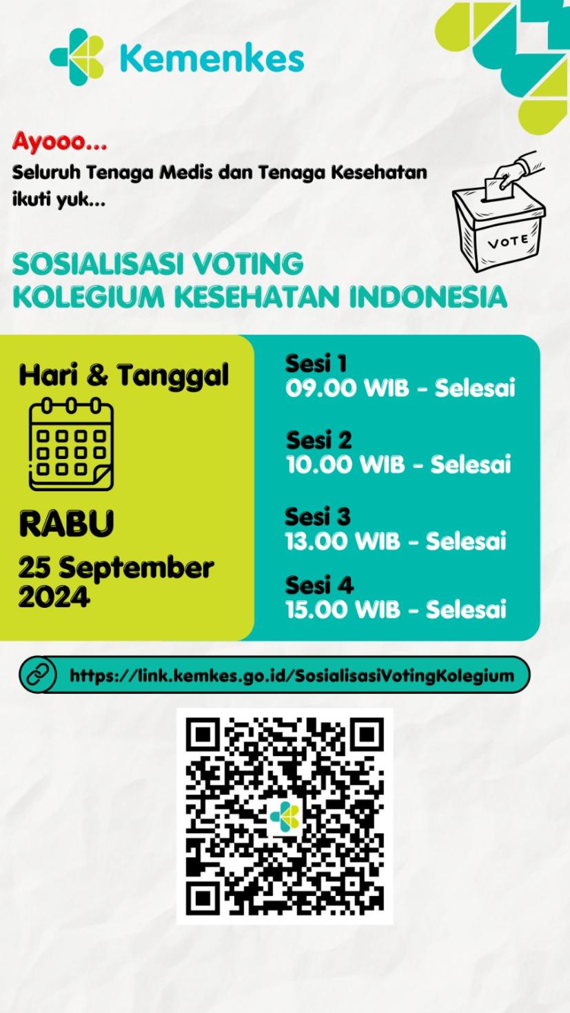 SOSIALISASI VOTING KOLEGIUM KESEHATAN INDONESIA